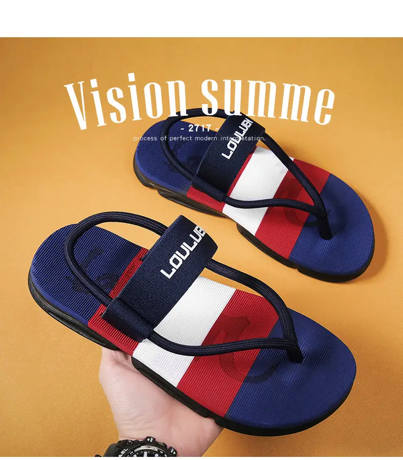 Summer 2025 New Style Flip-Flops for Men, Trendy Outdoor Beach Sandals, Non-Slip, Odor-Resistant, Wear-Resistant Casual Thong Sandals — feature 5