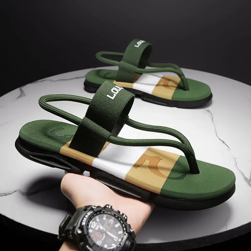Summer 2025 New Style Flip-Flops for Men, Trendy Outdoor Beach Sandals, Non-Slip, Odor-Resistant, Wear-Resistant Casual Thong Sandals - Image 3