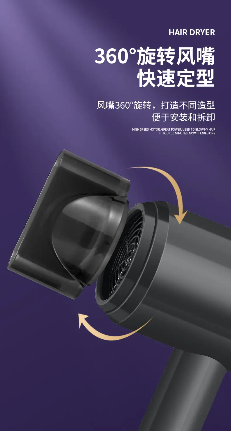 High Power Hair Dryer for Students & Home Use — feature 13