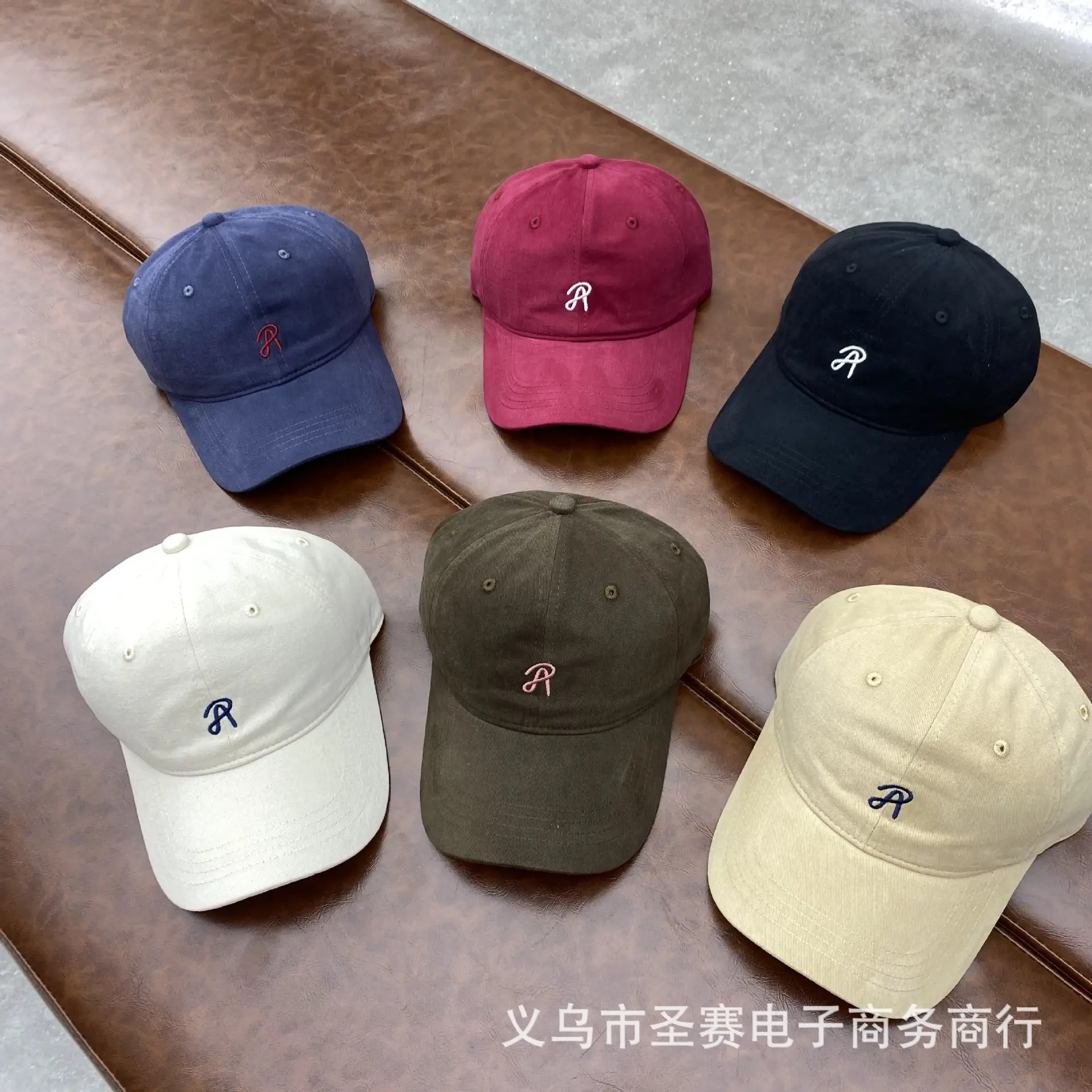 Women Baseball Cap Black Embroidered Sun Protection