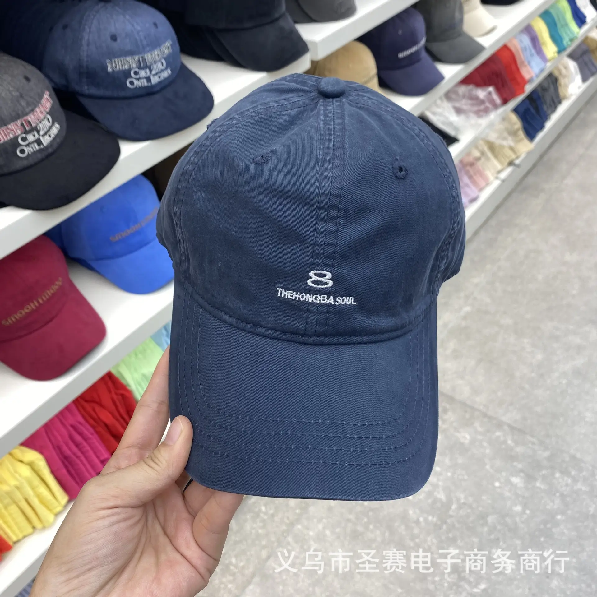 Unisex Japanese Korean Baseball Cap with 8 Embroidery