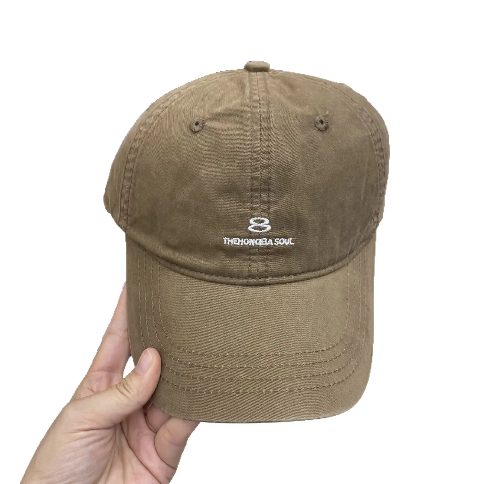 Unisex Japanese Korean Baseball Cap with 8 Embroidery
