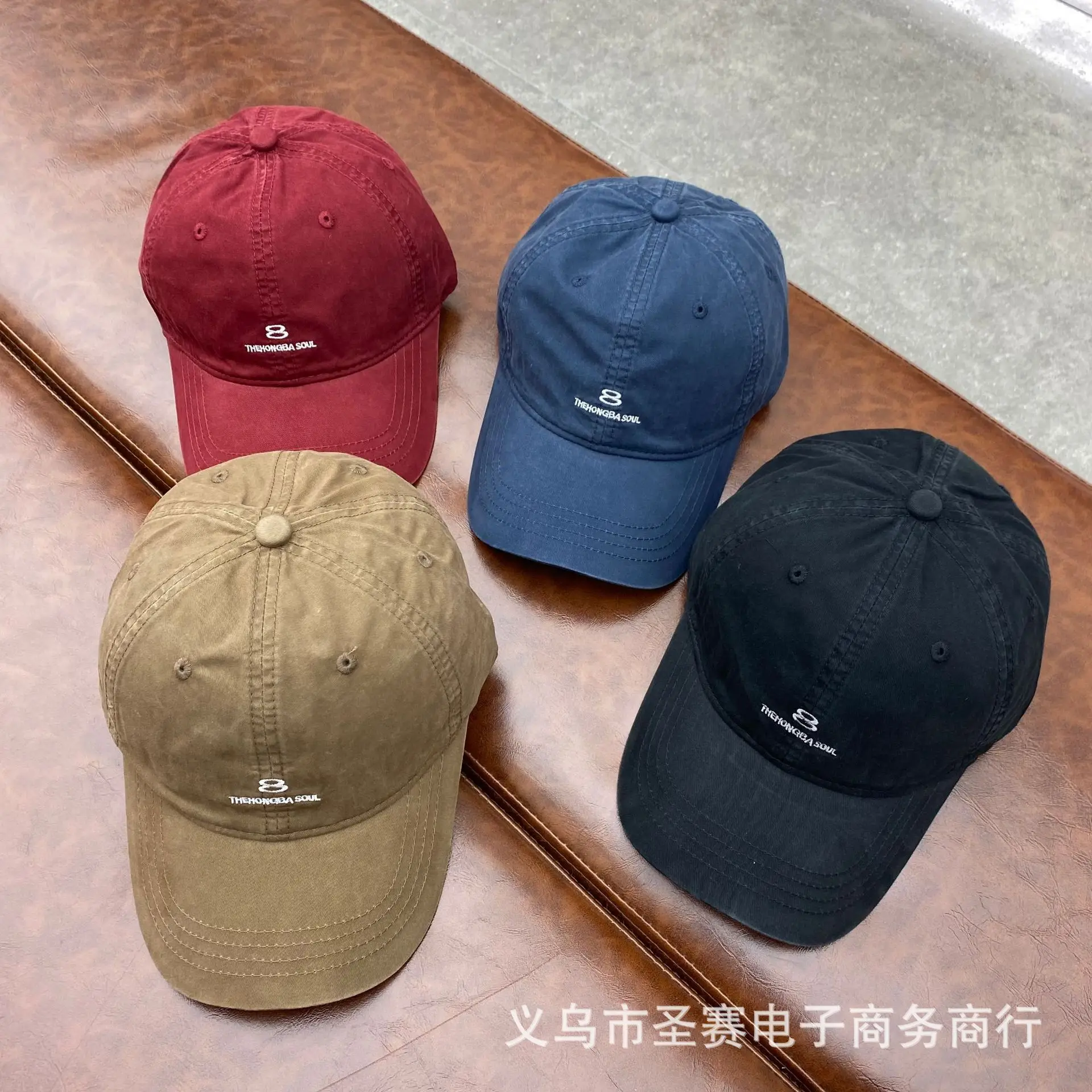 Unisex Japanese Korean Baseball Cap with 8 Embroidery — feature 4