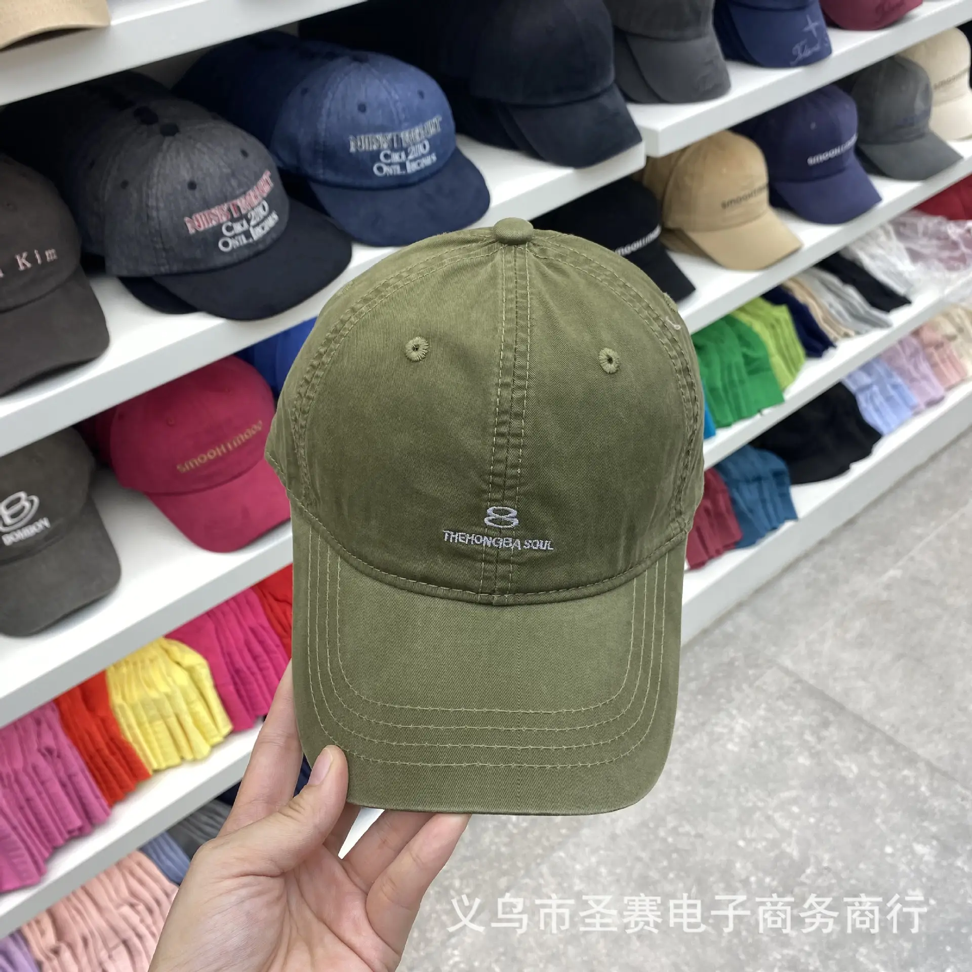Unisex Japanese Korean Baseball Cap with 8 Embroidery
