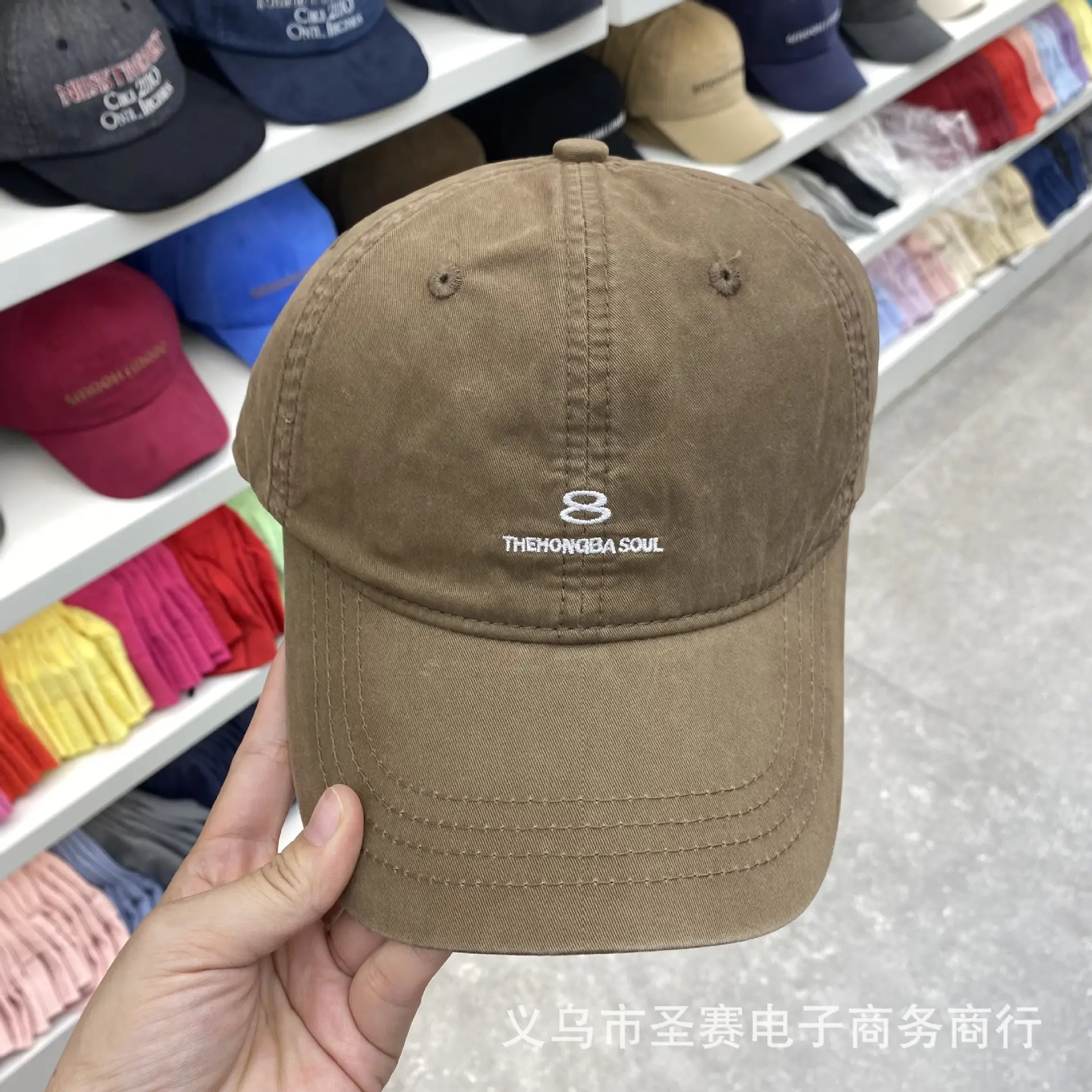 Unisex Japanese Korean Baseball Cap with 8 Embroidery