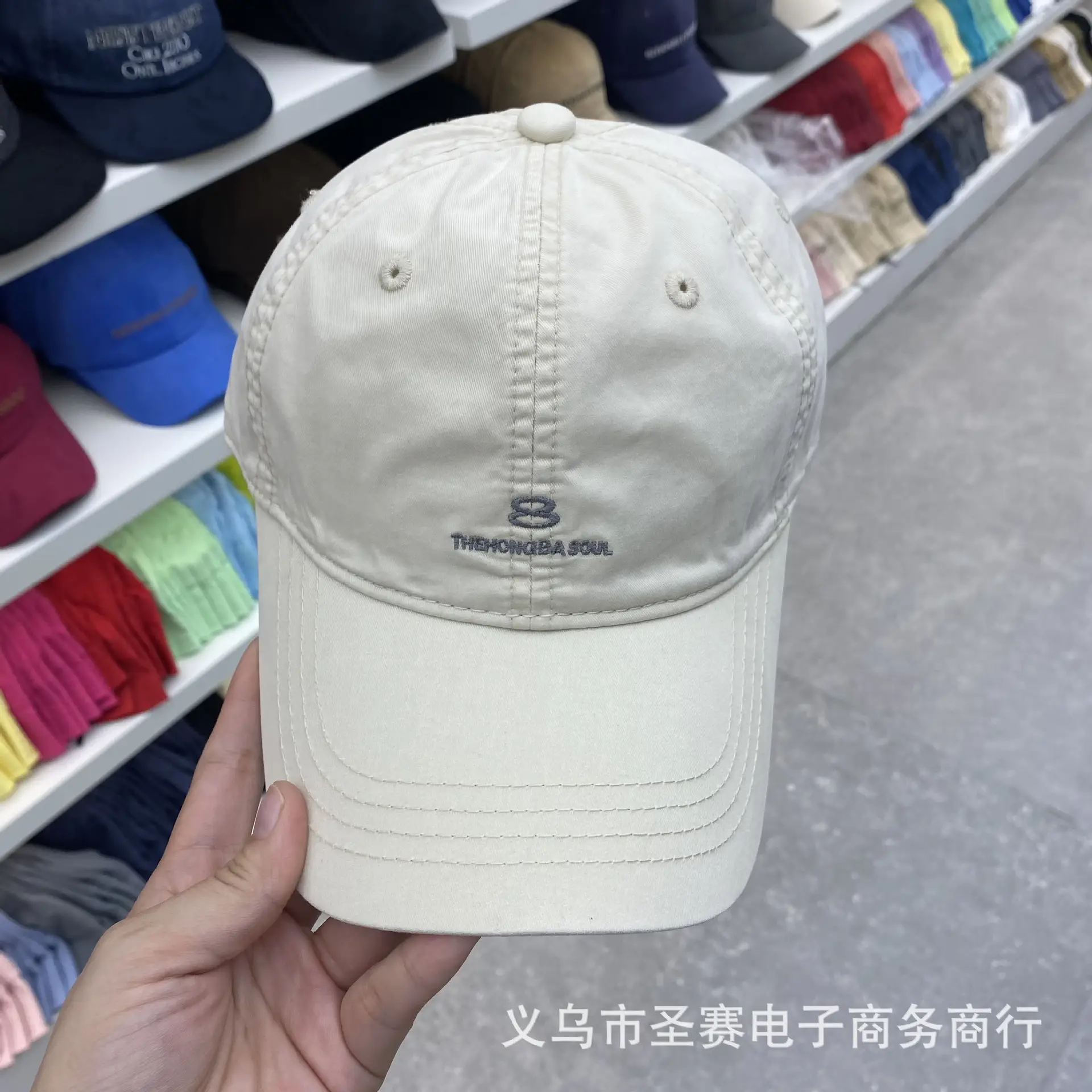 Unisex Japanese Korean Baseball Cap with 8 Embroidery