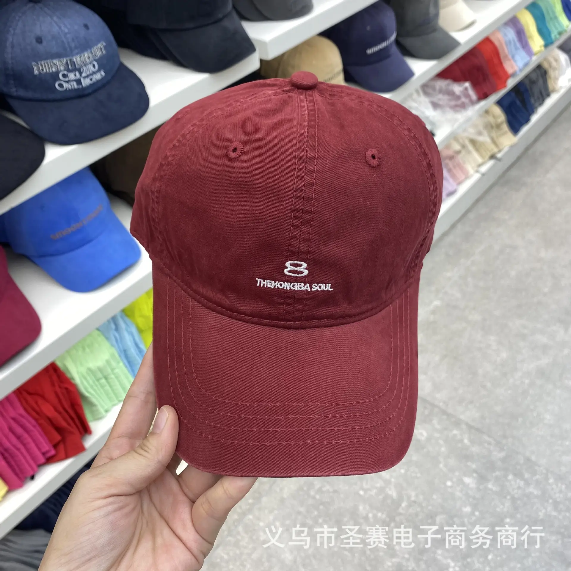 Unisex Japanese Korean Baseball Cap with 8 Embroidery