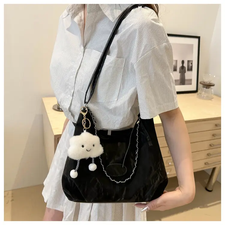 Pink Soft Leather Shoulder Bag for Women — feature 18
