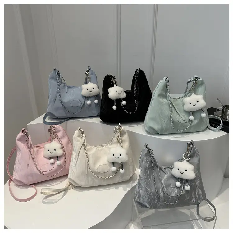 Pink Soft Leather Shoulder Bag for Women — feature 20