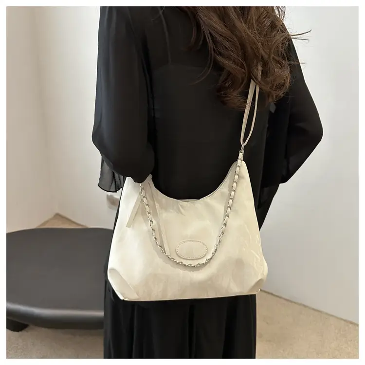 Pink Soft Leather Shoulder Bag for Women — feature 8