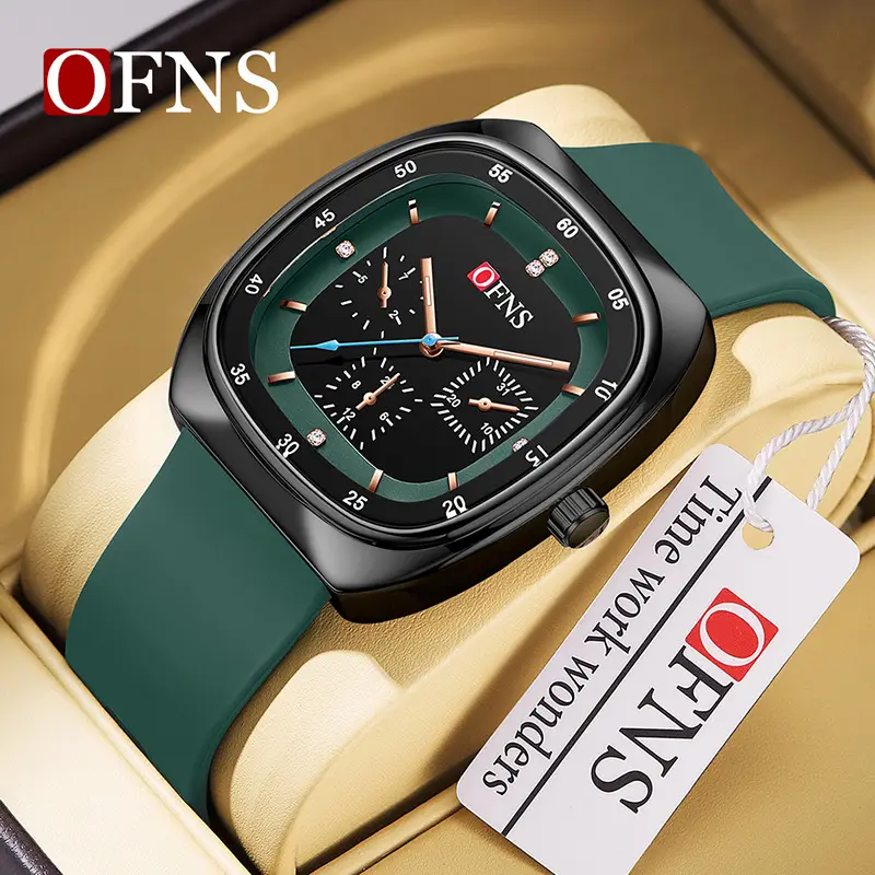ONFSS Steel Band Quartz Watch Black Gold Coffee Black - Image 9