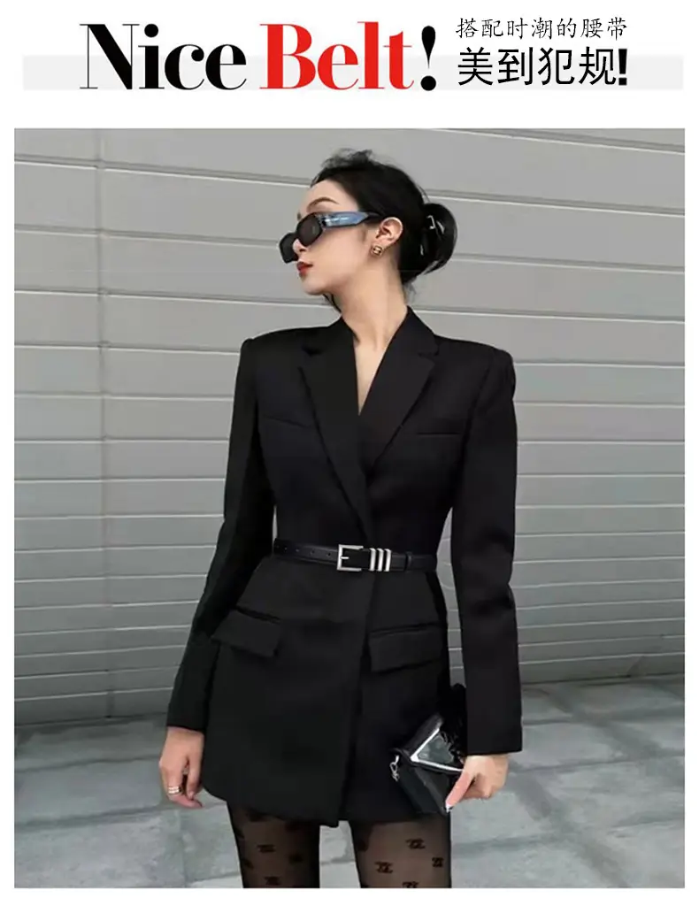 Women Genuine Leather Belt Niche Design Black Casual โ feature 13