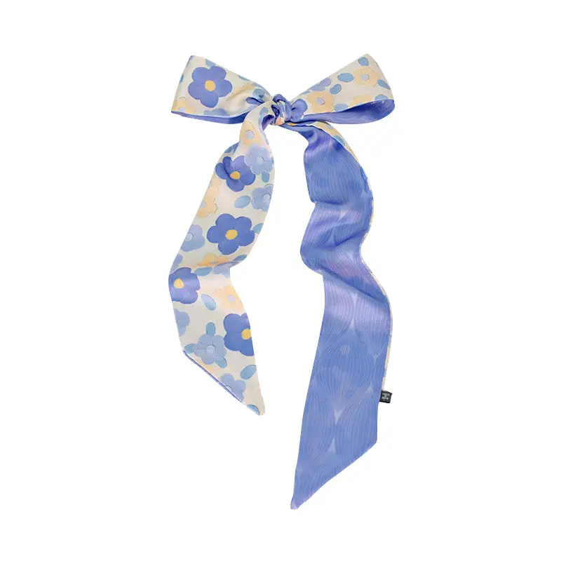 Green Silk Scarf for Women High-end Fashion Elegant Belt