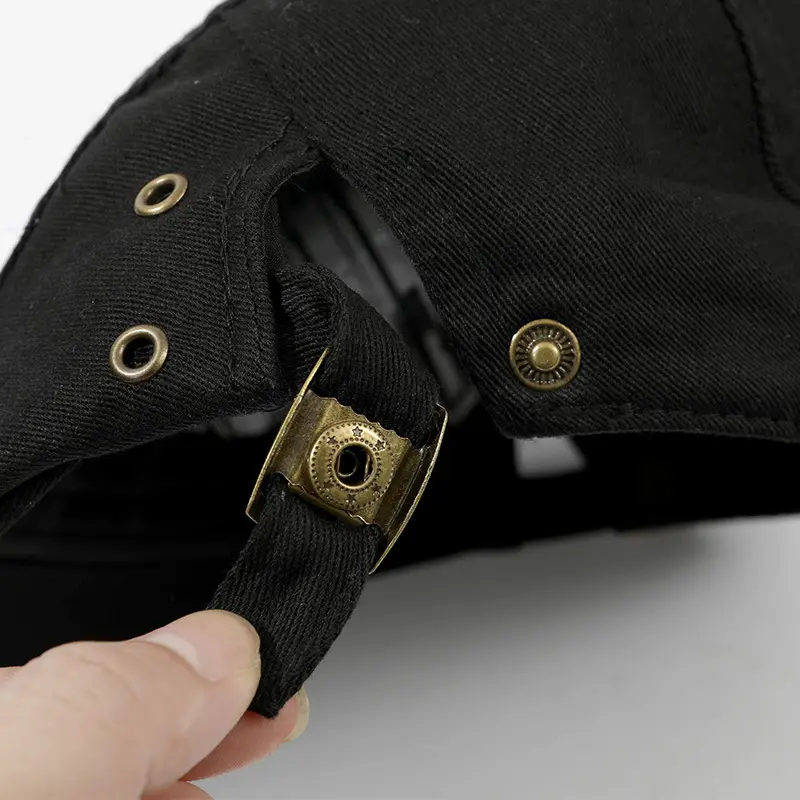 New Japanese Rivet Solid Brown Forward Cap - Image 9