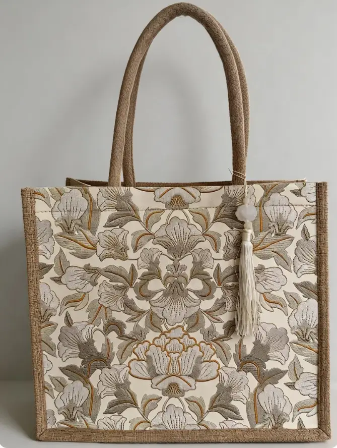 Large Capacity Linen Tote Bag Women 2024 - Image 8