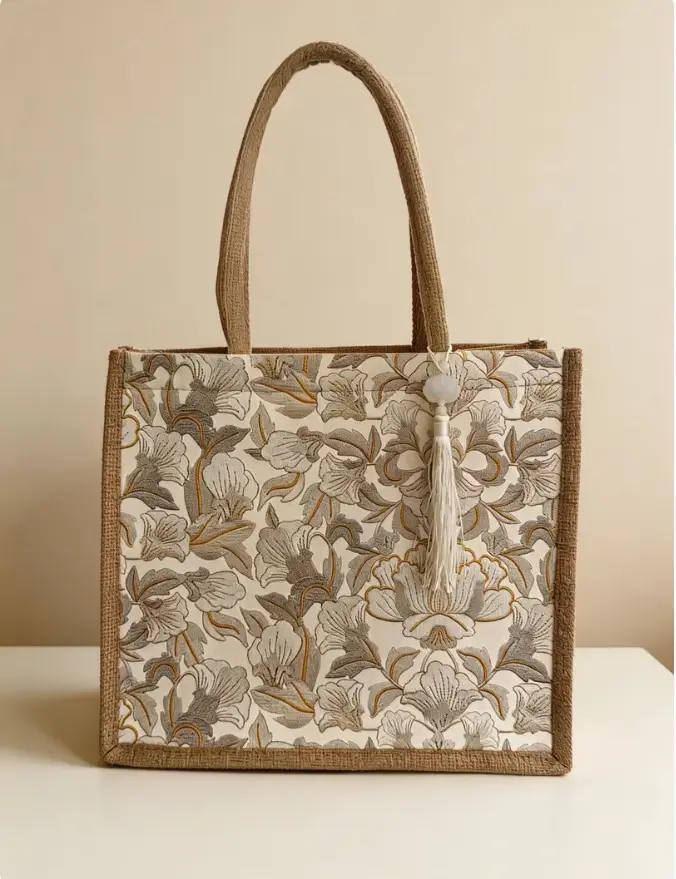 Large Capacity Linen Tote Bag Women 2024 - Image 9
