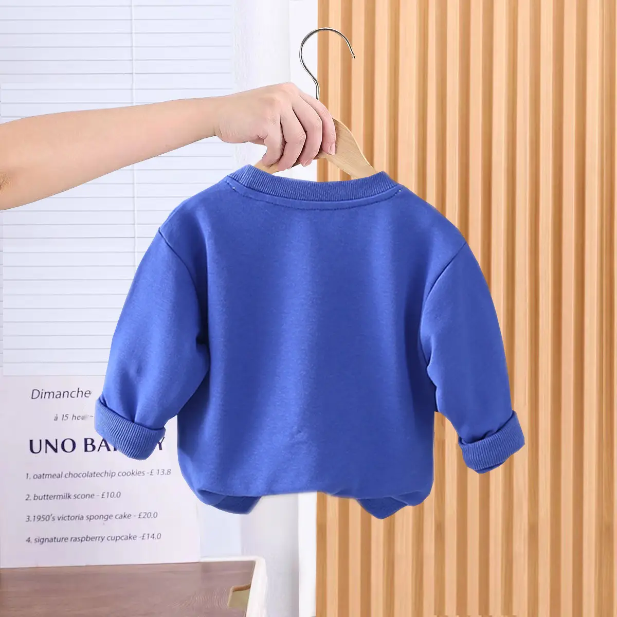 Boys Cotton Long Sleeve T-Shirt Blue UNO D Design