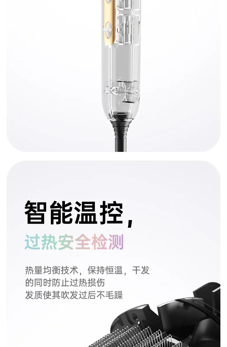 Electric Hair Dryer with Cold & Hot Wind for Fast, Smooth Hair — feature 9