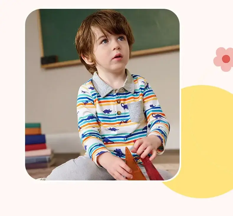 Little maven New Casual Boys suit European and American Fashion Children's suit Cotton Autumn Long Sleeve suit — feature 6