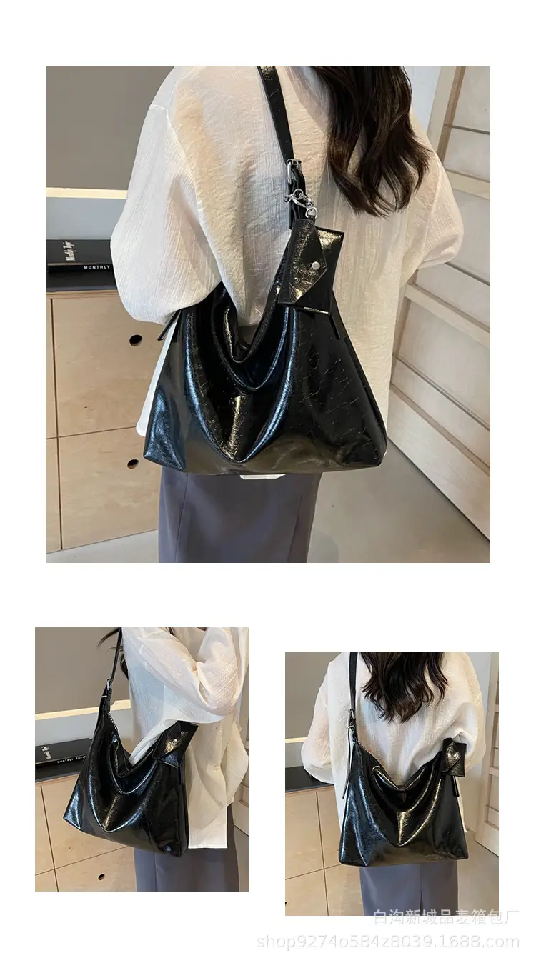 Retro Crossbody Bag Oil Wax Leather Large Capacity Women — feature 10