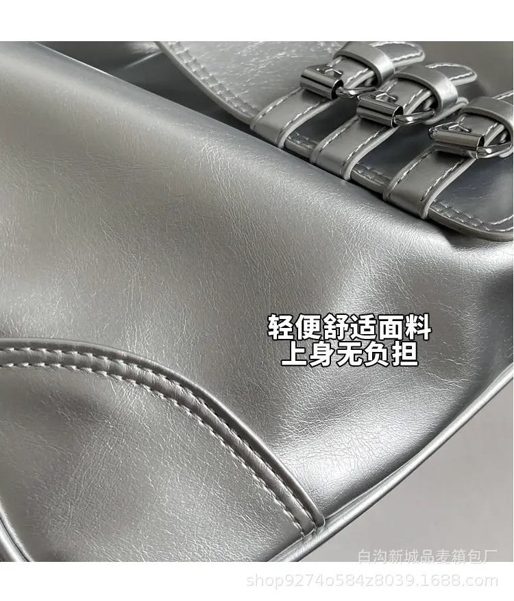 Black Glossy Shoulder Bag for Women 2026 — feature 5