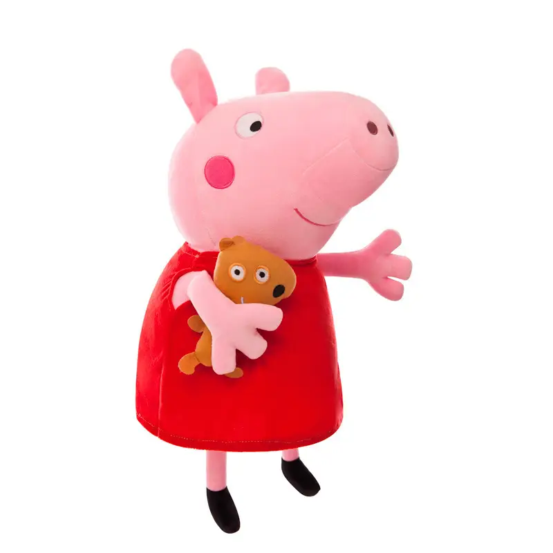 Peppa Pig Doll Family of Four Peppa George Plush Toy Doll Pillow Kidsren's Gift Family Interaction