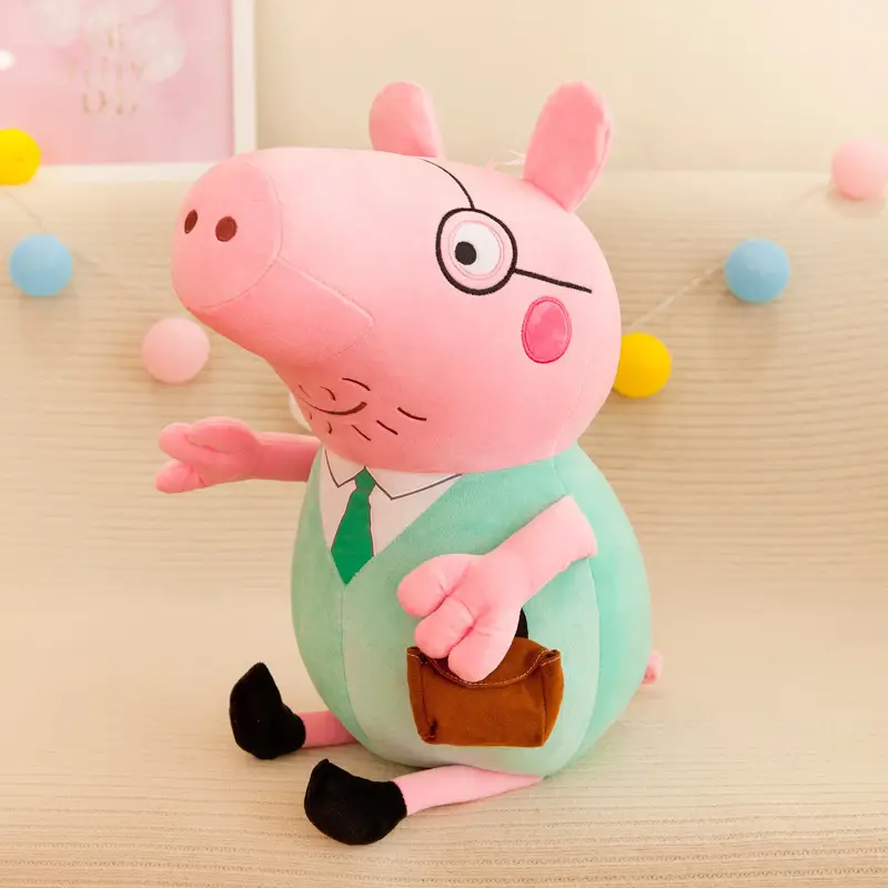 Peppa Pig Doll Family of Four Peppa George Plush Toy Doll Pillow Kidsren's Gift Family Interaction