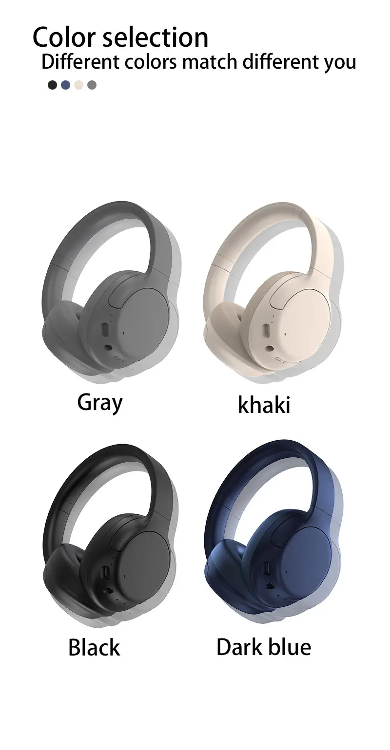 Cross-Border Bluetooth 5.3 Headset White 400mAh Battery β feature 9