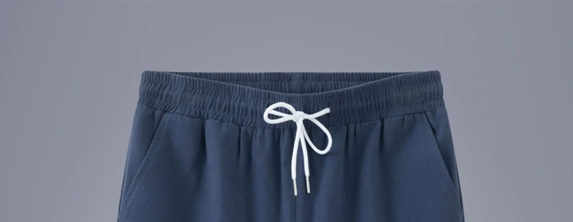 Men Pure Cotton Summer Shorts Black Loose Straight Casual Pants — feature 8