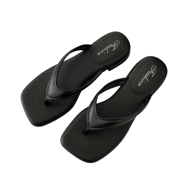 Women's silver Slippers Flip-flops Women's Platform Wedge Fashionable Retro Summer Fairy Style Elegant Sandals and Slippers for Women - Image 8