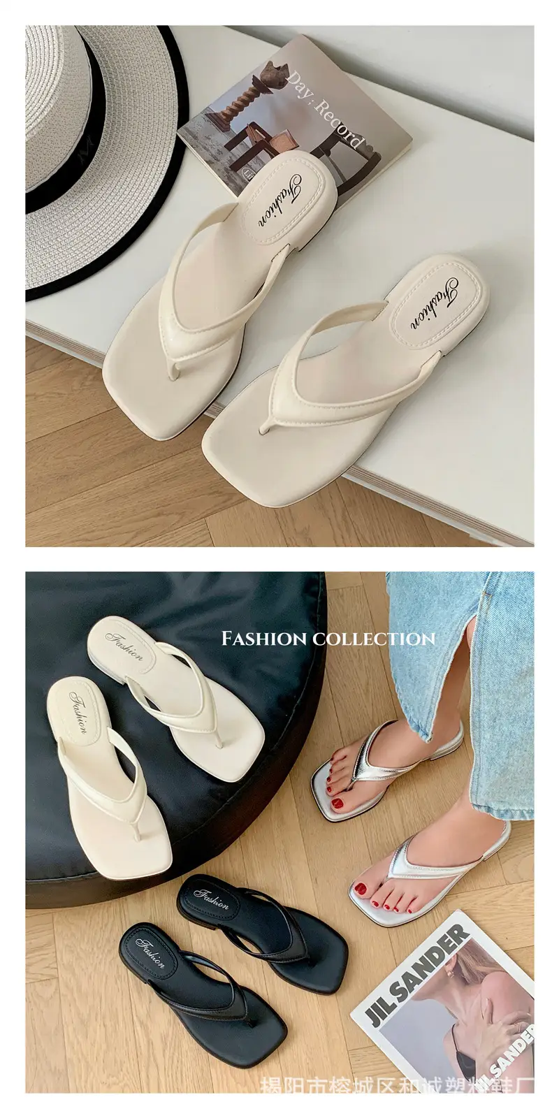 Women's silver Slippers Flip-flops Women's Platform Wedge Fashionable Retro Summer Fairy Style Elegant Sandals and Slippers for Women — feature 7