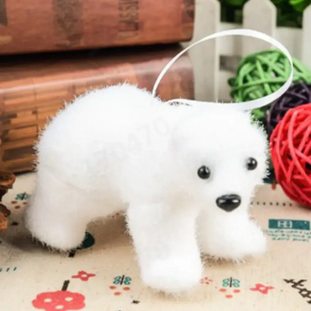 Christmas Polar Bear Ornament 7cm Height - Image 9