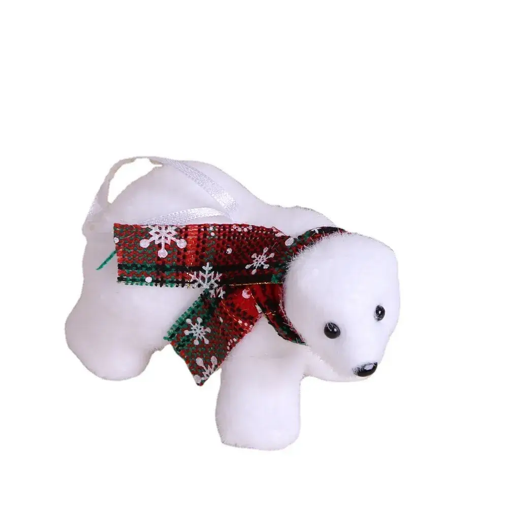 Christmas Polar Bear Ornament 7cm Height - Image 11