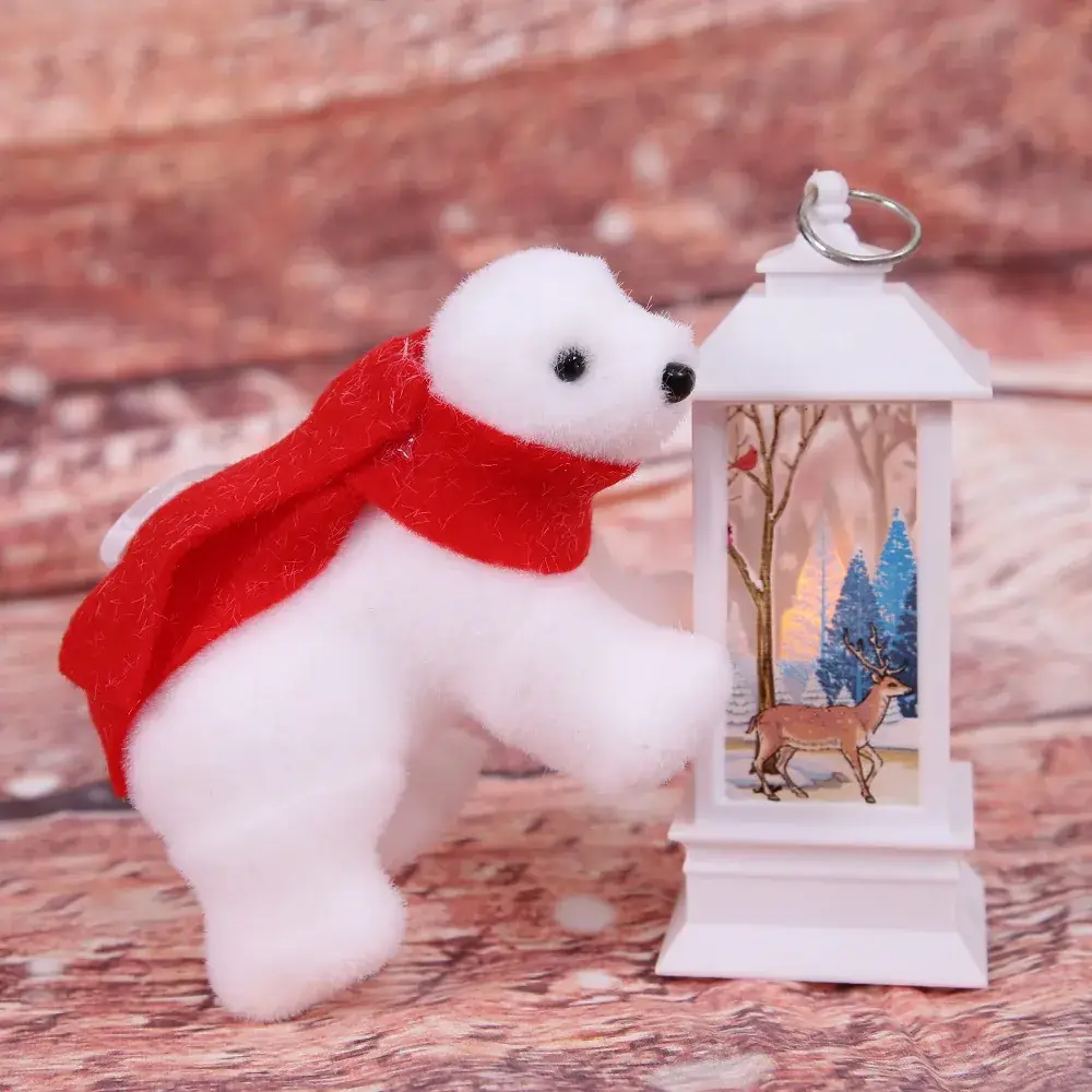 Christmas Polar Bear Ornament 7cm Height — feature 11