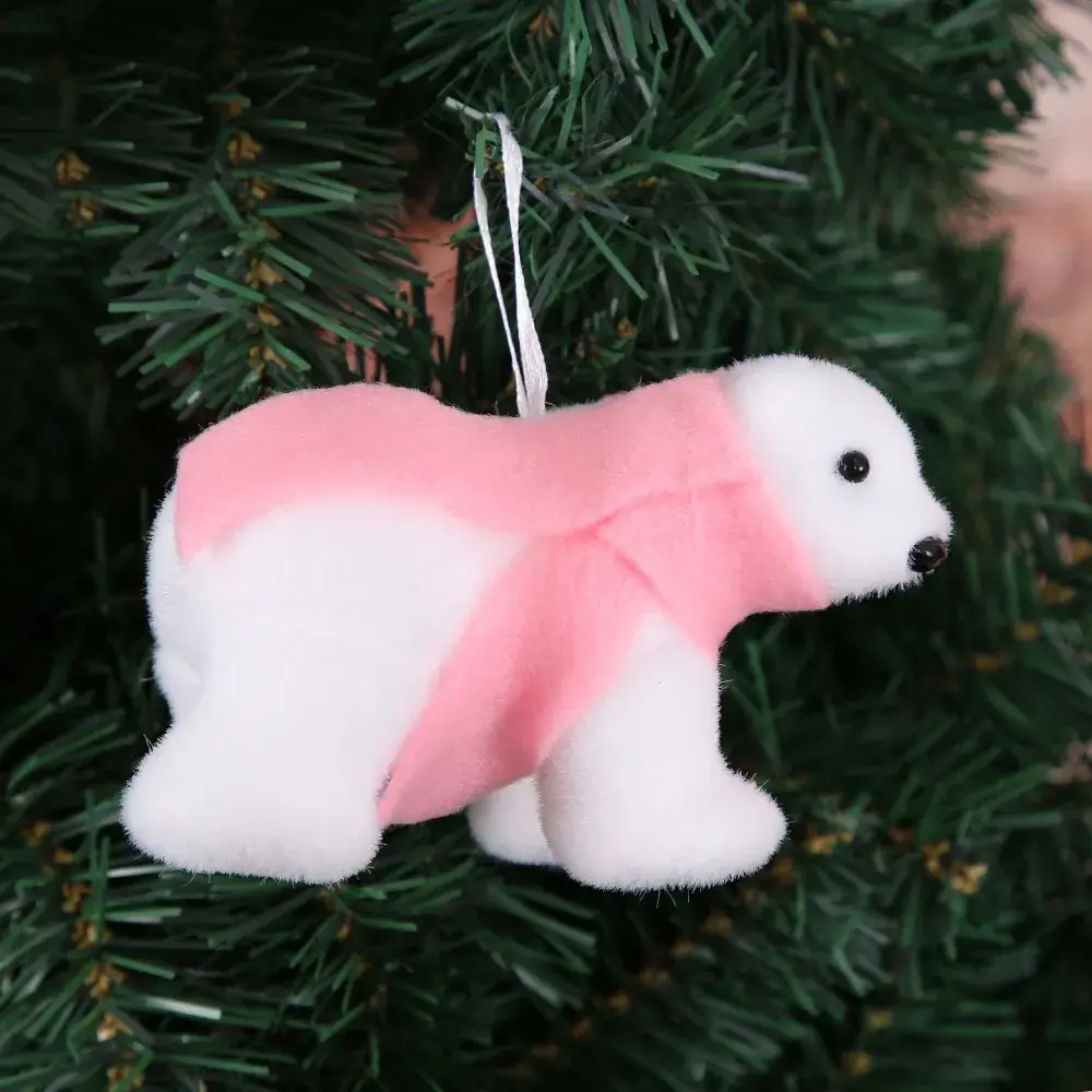 Christmas Polar Bear Ornament 7cm Height — feature 14