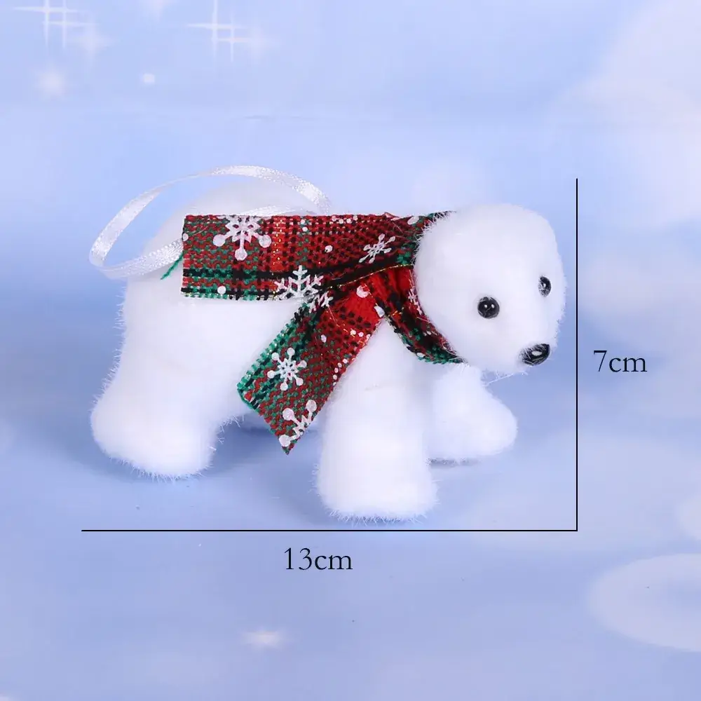 Christmas Polar Bear Ornament 7cm Height — feature 8