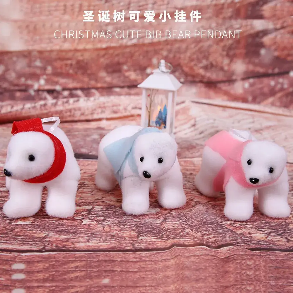Christmas Polar Bear Ornament 7cm Height — feature 9