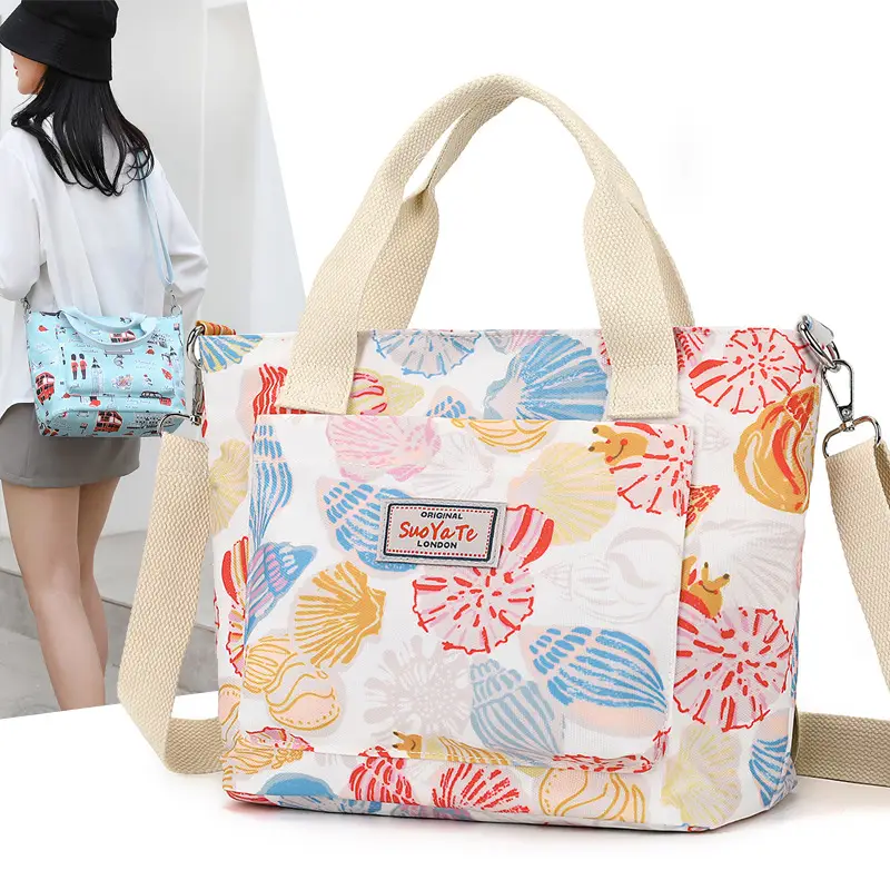 Printed Travel Crossbody Bag for Women Lightweight Large Capacity - Image 9