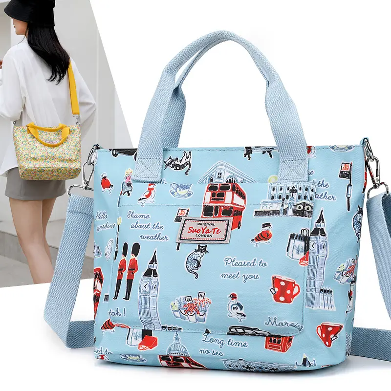 Printed Travel Crossbody Bag for Women Lightweight Large Capacity - Image 10