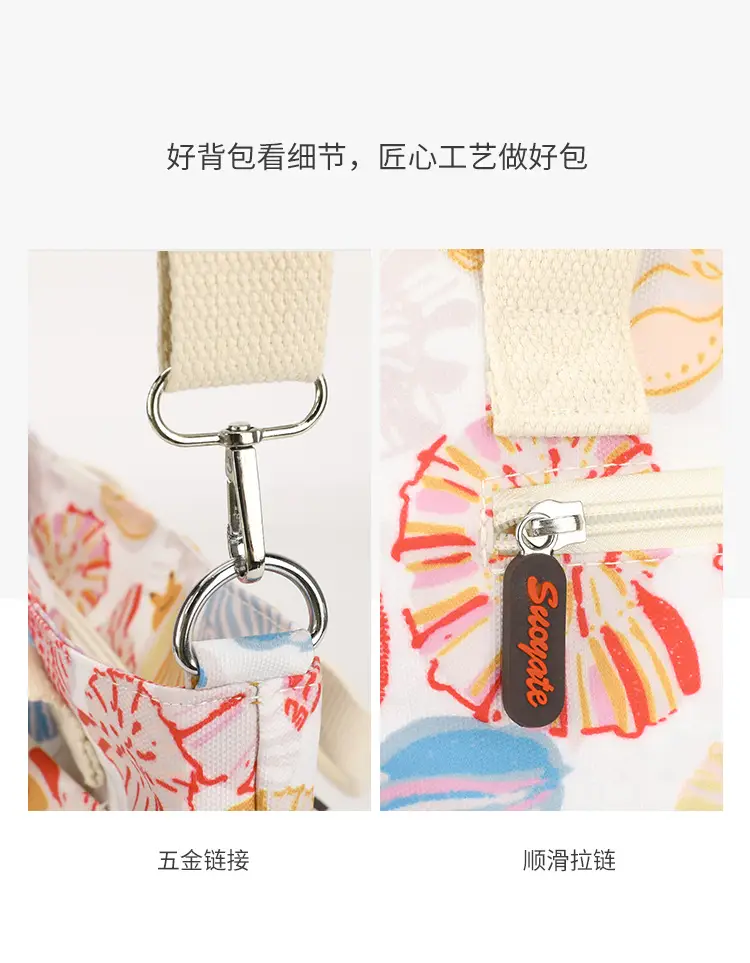 Printed Travel Crossbody Bag for Women Lightweight Large Capacity — feature 14