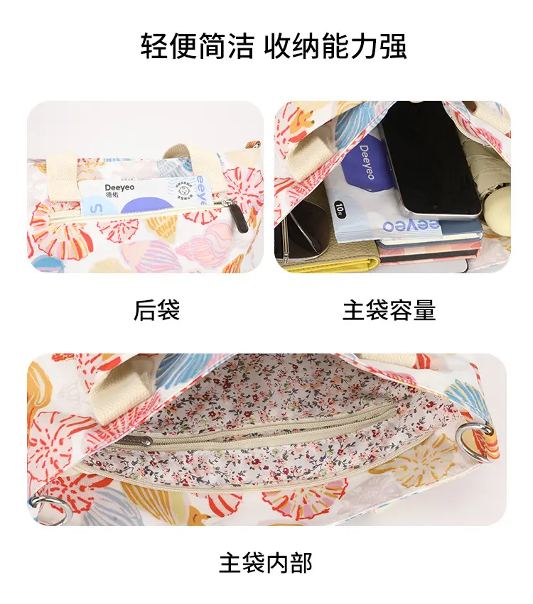 Printed Travel Crossbody Bag for Women Lightweight Large Capacity — feature 15