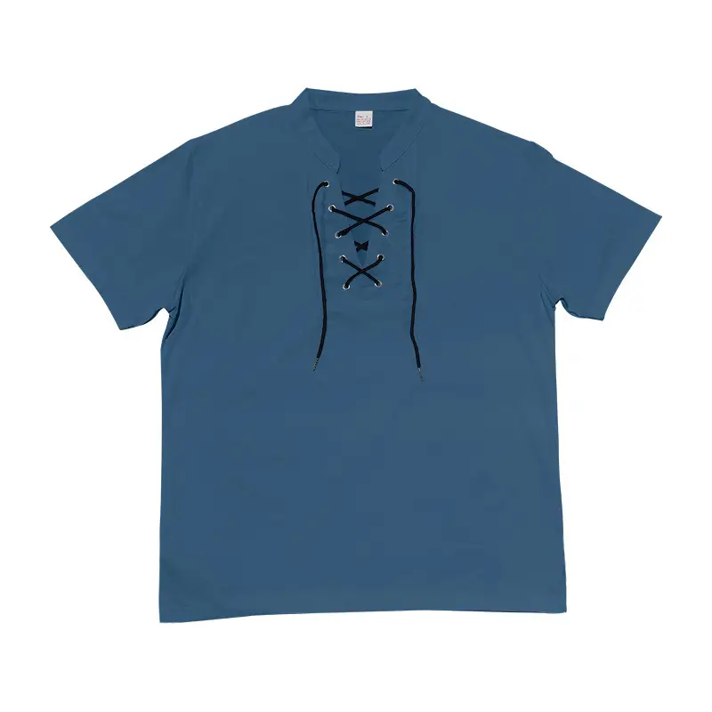 Men's Green Thin V Neck V Strap T-Shirt — feature 26