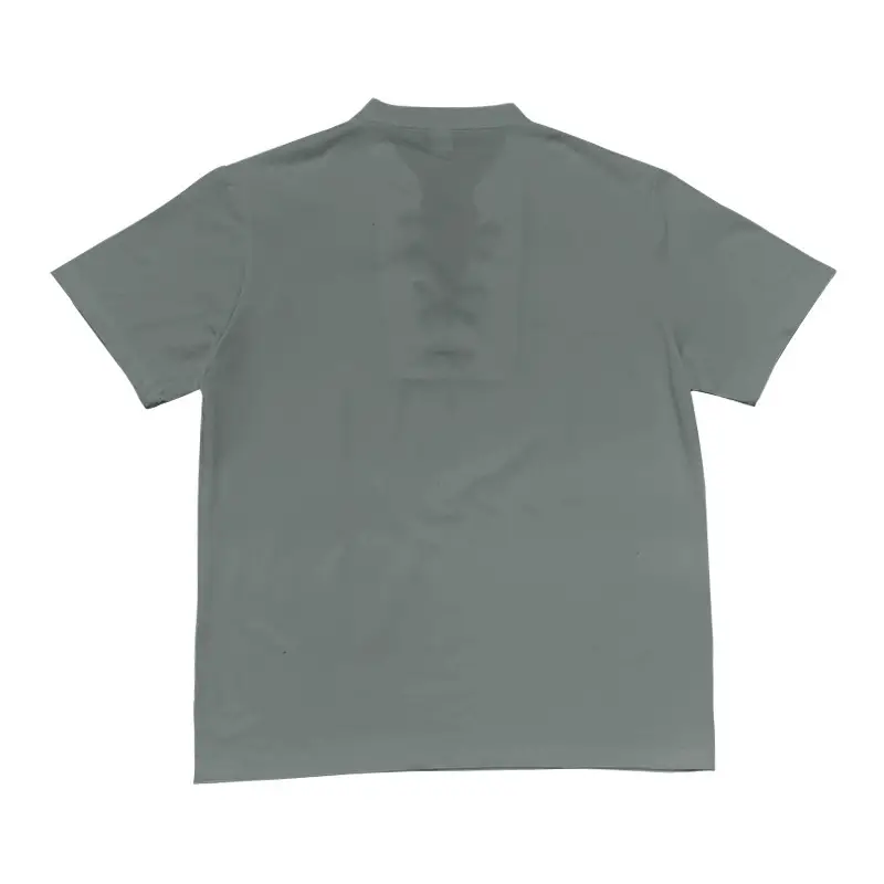 Men's Green Thin V Neck V Strap T-Shirt — feature 34