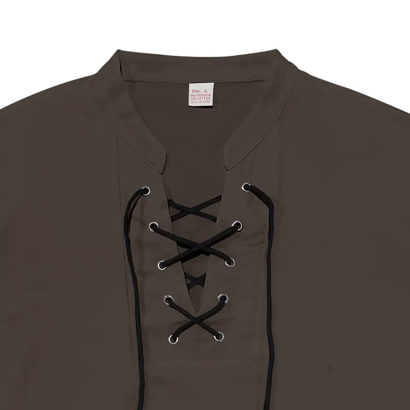 Men's Green Thin V Neck V Strap T-Shirt — feature 42