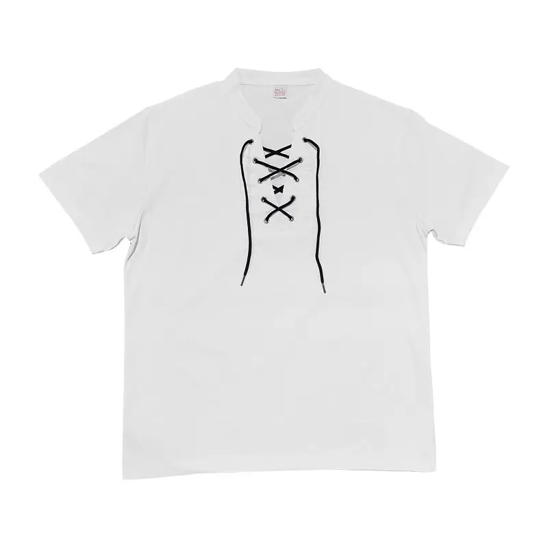 Men's Green Thin V Neck V Strap T-Shirt — feature 6