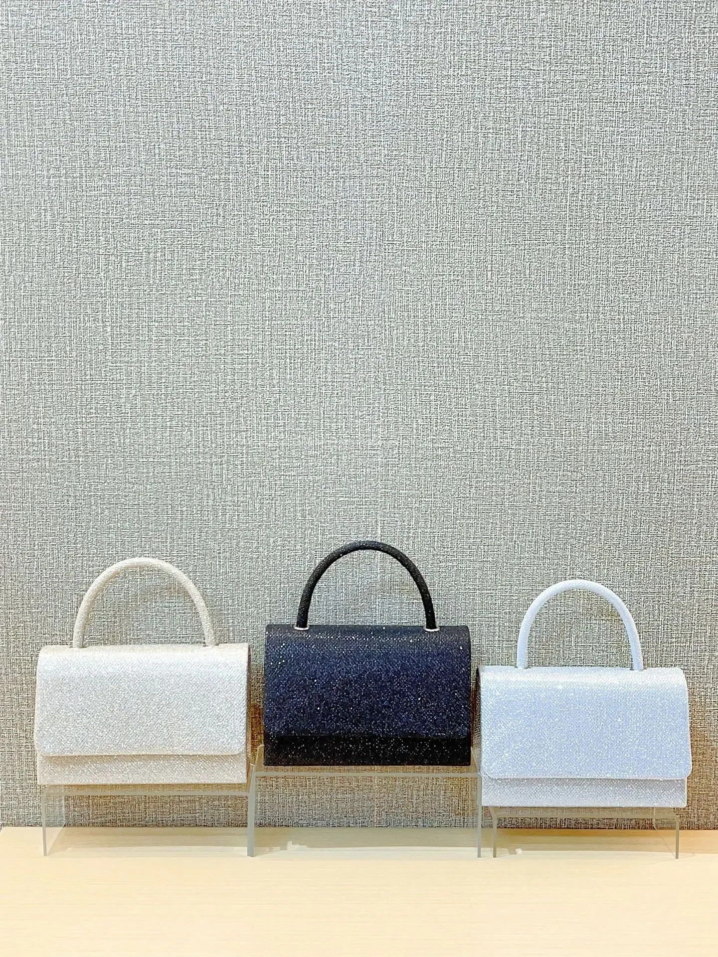 Small Square Sparkly Handbag for Women - Image 7