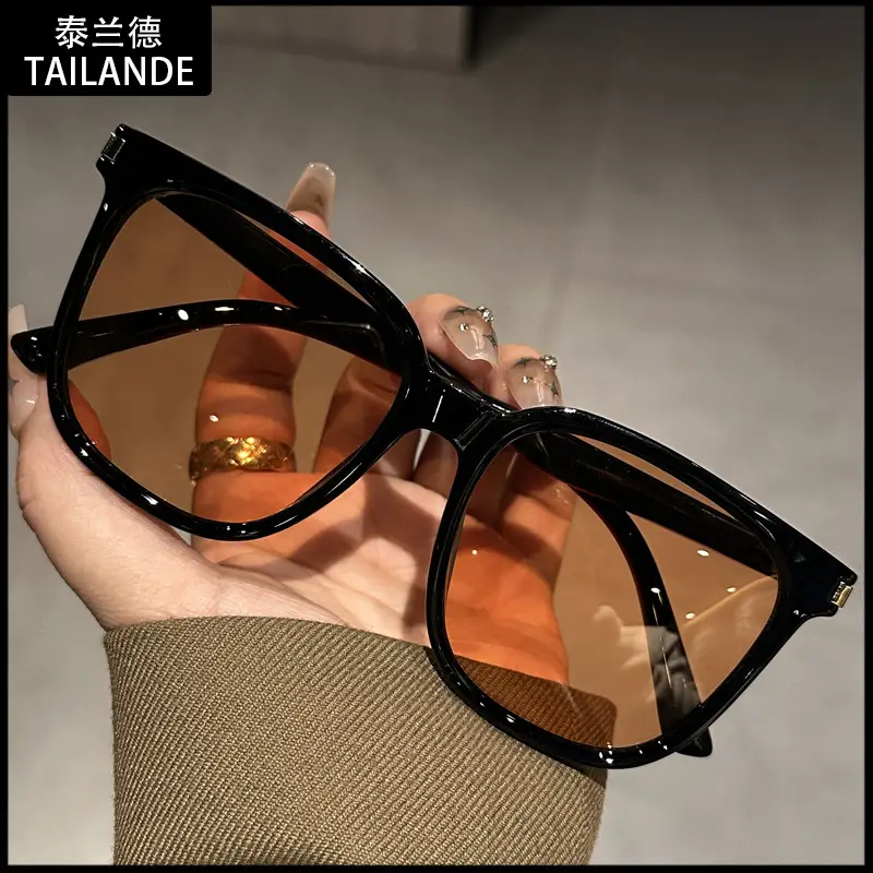 Women's Polarized Anti-Ultraviolet Sunglasses Black - Image 9