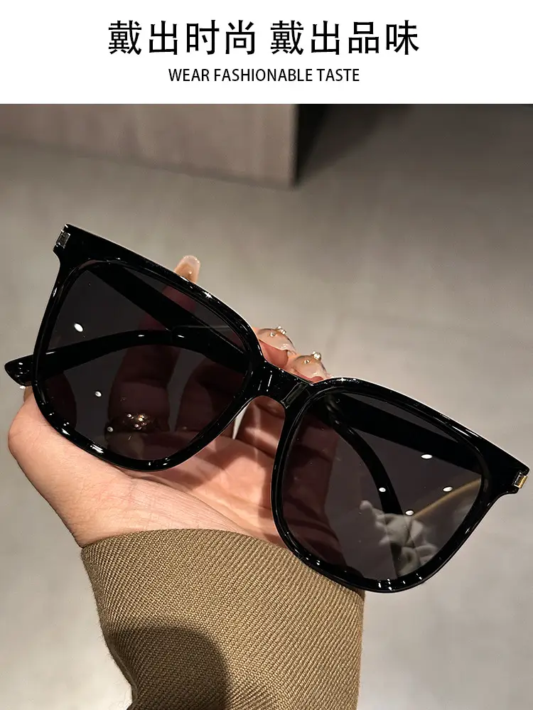 Women's Polarized Anti-Ultraviolet Sunglasses Black β feature 4