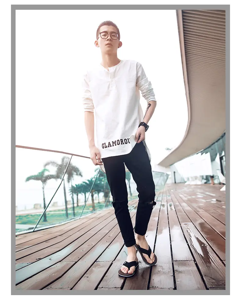 Flip-flops men's summer outdoor fashion sports wear-resistant clip-on plus size platform sandals and slippers outdoor beach shoes — feature 13