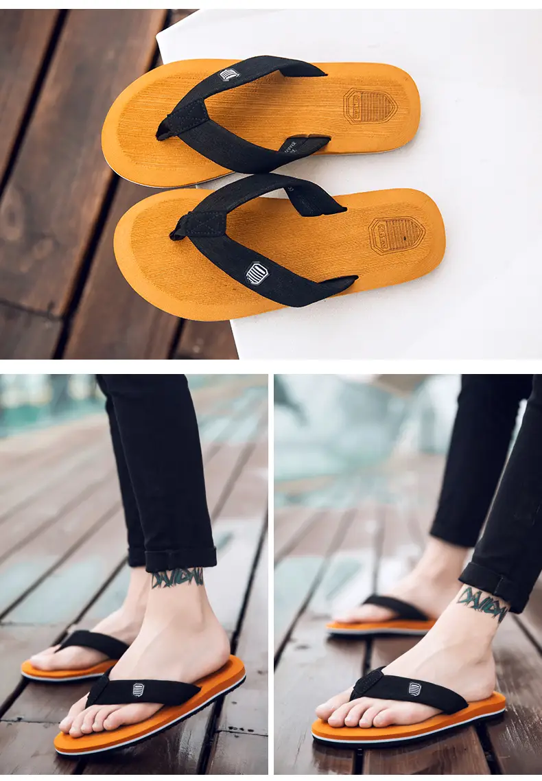 Flip-flops men's summer outdoor fashion sports wear-resistant clip-on plus size platform sandals and slippers outdoor beach shoes — feature 18